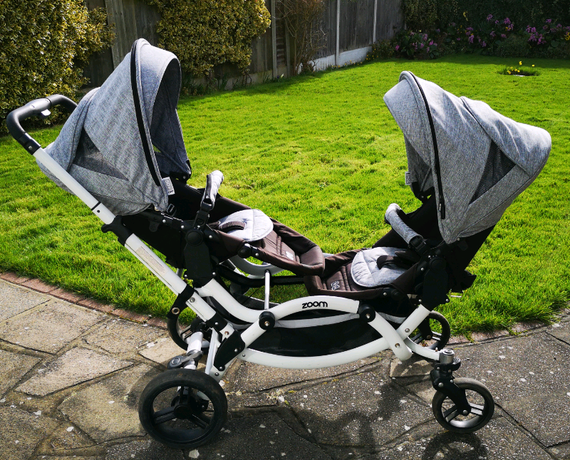 obaby zoom tandem double pushchair